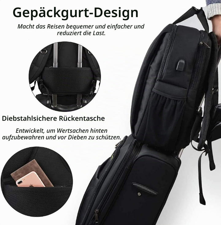 CADeN Kamerarucksack,Wasserabweisend Fotorucksack Camera Backpack &amp; Casual Travel Bag mit USB für DS
