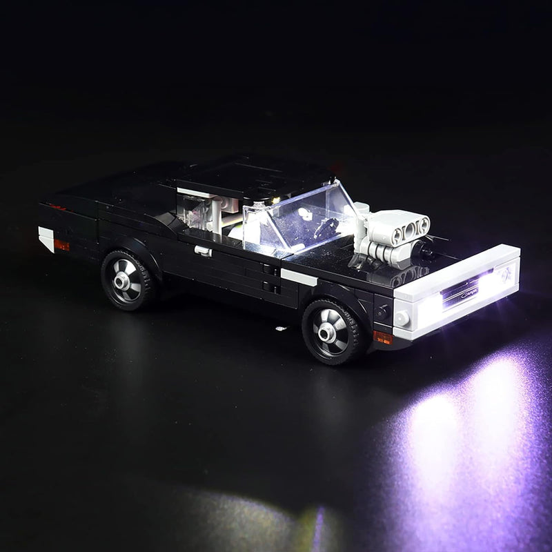 Led Licht Set Kompatibel mit Lego Speed Champions Fast & Furious 1970 Dodge Charger R/T, Dekorations