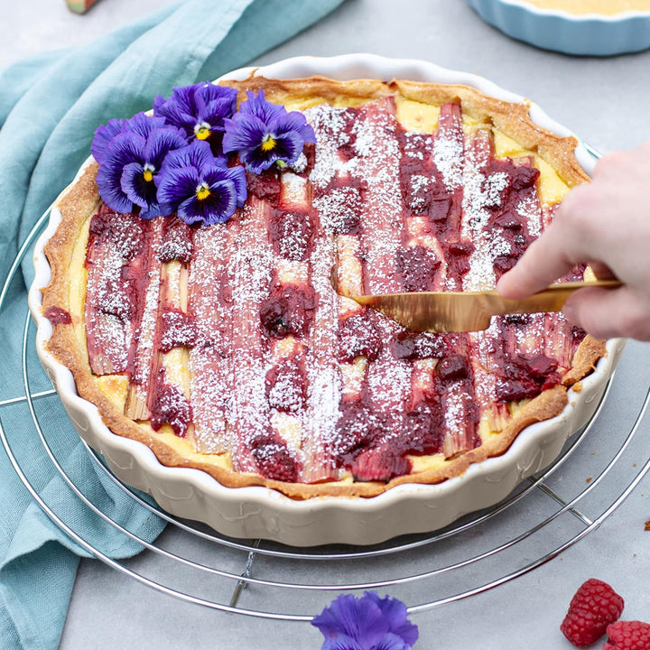MÄSER 931143 Kitchen Time Tarteform, Quicheform, Obstkuchenform, kratz- und schnittfest, runde Backf
