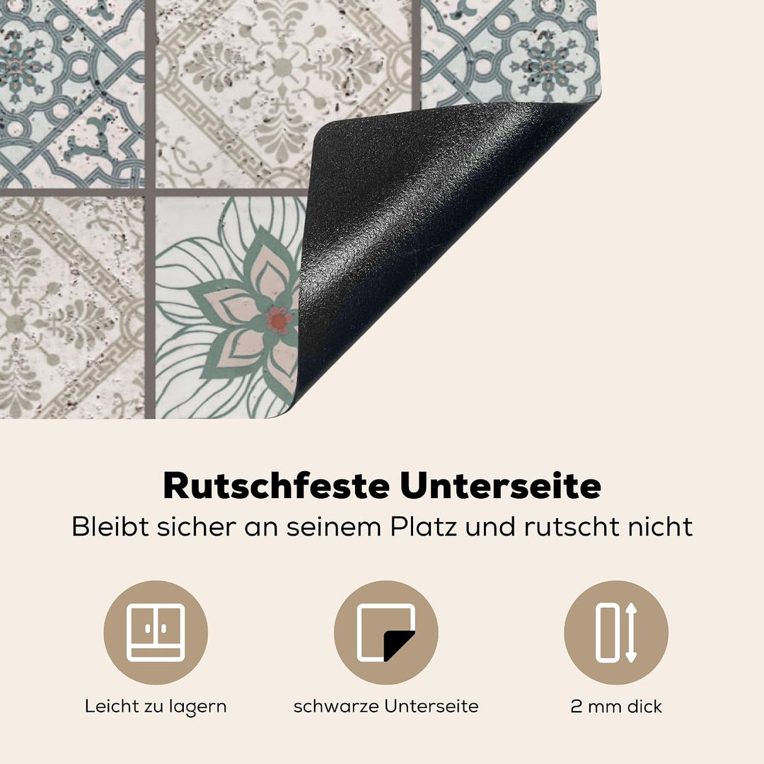 KitchenYeah© Herdabdeckplatte Einteilig Ceranfeld Abdeckplatte für | 91.2x52 cm - Induktionsschutz C