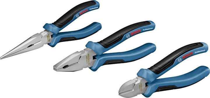 Bosch Professional Zangen Set + Werkzeugtasche GWT 20 (ProClick System: kompatibel mit L-BOXX)