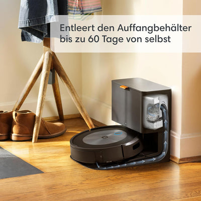 iRobot Roomba Combo j5+ (j5576) Saug- und Wischroboter, autom. Absaugstation, Kartierung, PrecisionV