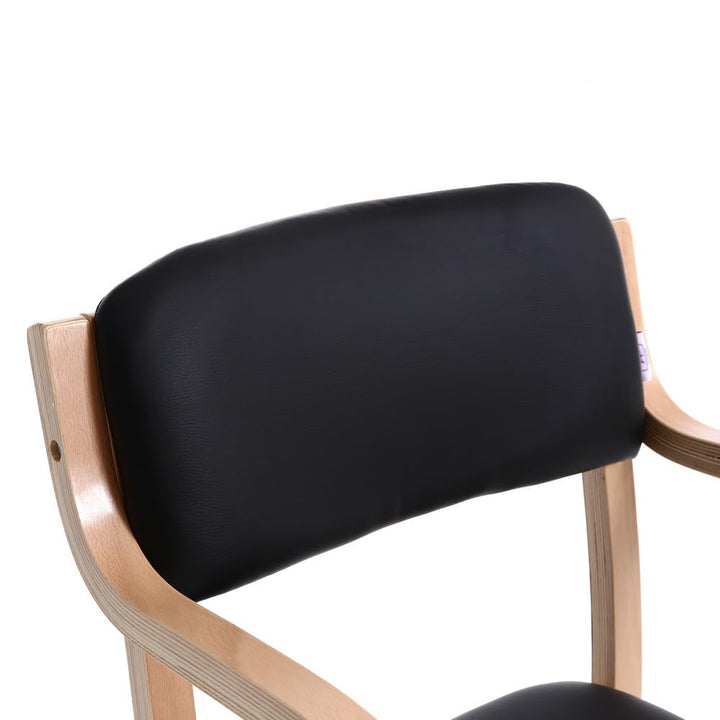 Teqler Besucherstuhl schwarz, T-135663