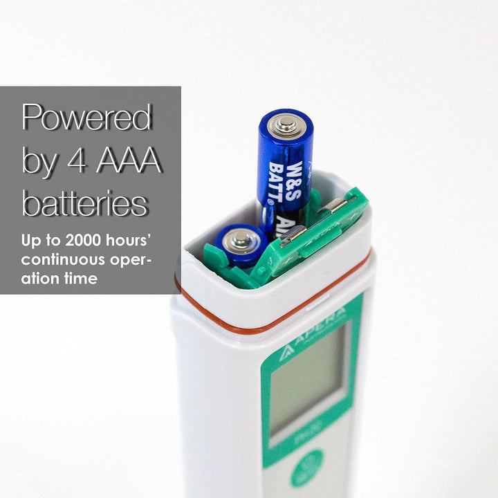 Apera Instruments PH20 pH-Meter-Set (±0,1 Genauigkeit, 0-14 pH) | inkl. Wartungsset und CalBox für K