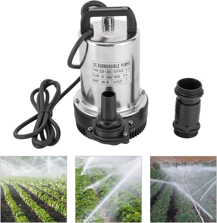160W Tauchpumpe Gartenpumpe Wasserpumpe Schmutzwasserpumpe Förderhöhe: 8m Auslass-Durchmesser: 2.54c