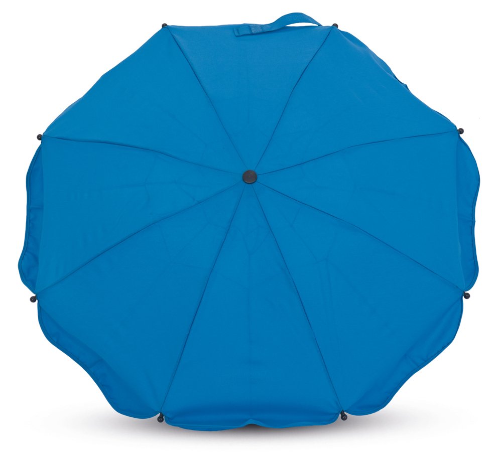Inglesina Sonnenschirm Für Kinderwagen, Blau (Antigua Blue), UV-Schutz 50+ Für Kinder und Babys, Son