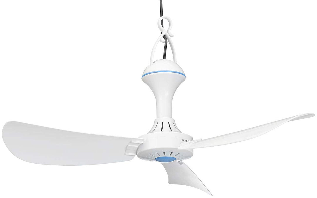 PEARL Deckenventilator 12V: Mobiler 12-V-Deckenventilator mit Aufhänger, Ø 46 cm, 6 W, 330 U/Min. (1