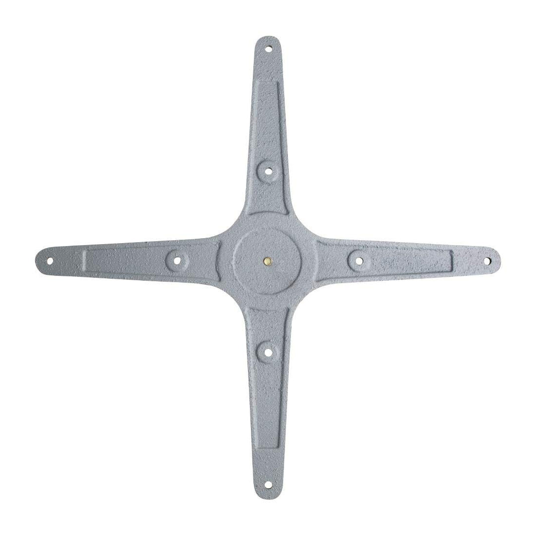 Bolero dn641 Vier bein Tisch Boden, Aluminium, 680(H) x 650(L) x 650(W)mm