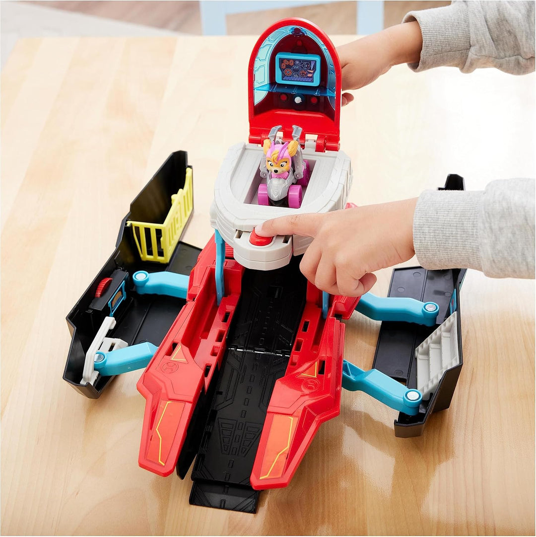 Paw Patrol: Der Mighty Kinofilm, Pup Squad Mini Marine Hauptquartier Spielset mit Skye Spielzeugauto