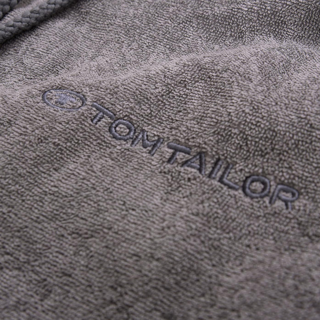 TOM TAILOR Surf Poncho für Damen und Herren, L-XL, 100% Baumwolle/ Frottier, Badeponcho mit Kapuze,