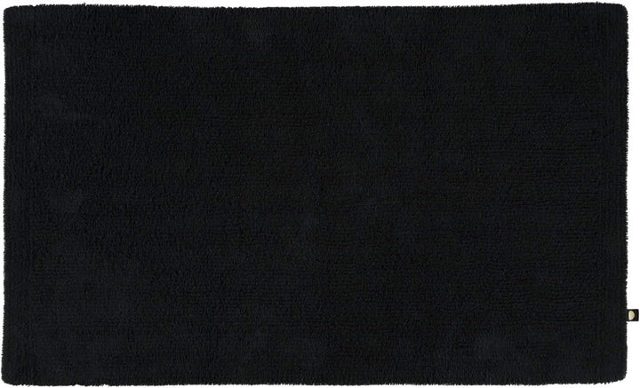 Rhomtuft Badteppiche Pur schwarz - 15 50x75 cm, 50x75 cm
