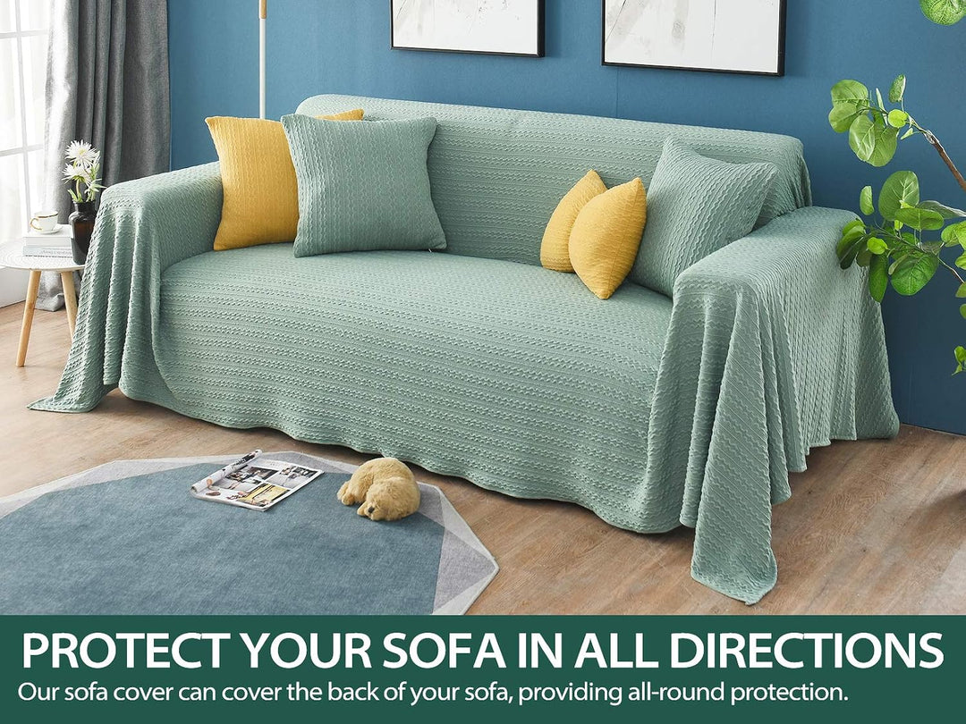 PETCUTE Überwurf Couch Tagesdecke Mehrzweck Sofa Überwurf Dekorative Stuhl Wandteppich Tagesdecke He