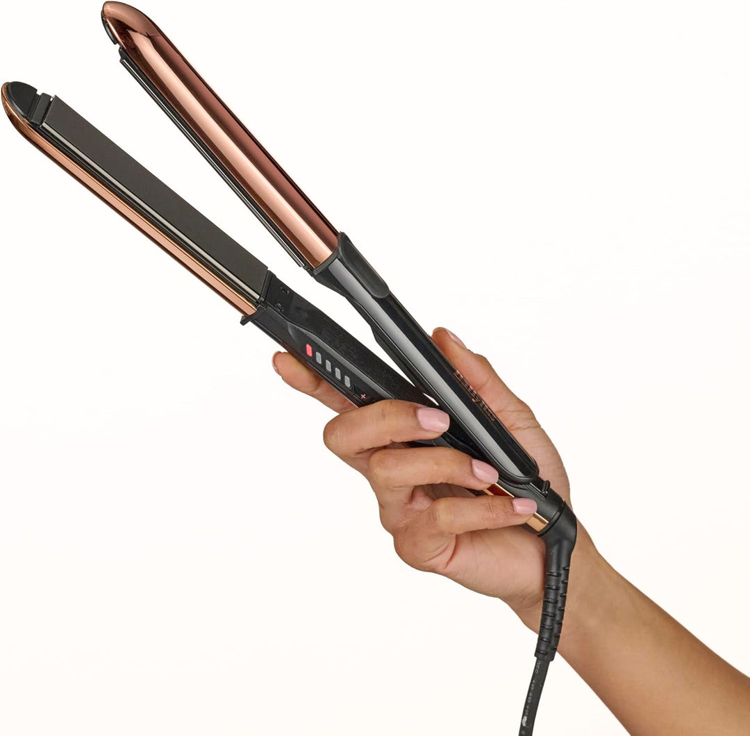 BaByliss Straight & Curl Brilliance 2-in-1 Glätteisen ST482E, Schwarz Glätteisen_Straight & Curl Bri