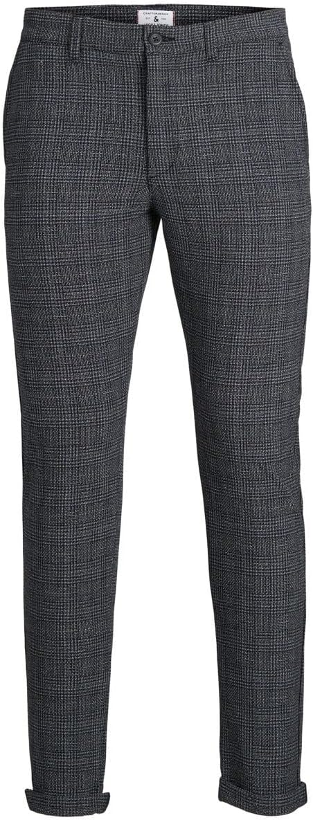 JACK & JONES Herren Jjimarco Jjstuart Akm 1049 Sky Cap Noos Hose 27W / 32L Schwarz, 27W / 32L Schwar