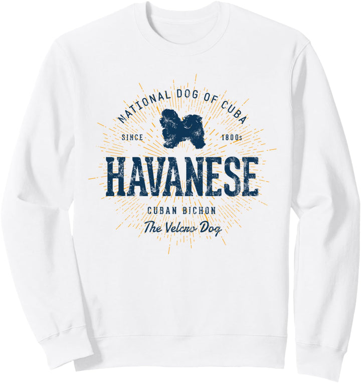 Havanese Geschenk Vintage Havaneser Sweatshirt