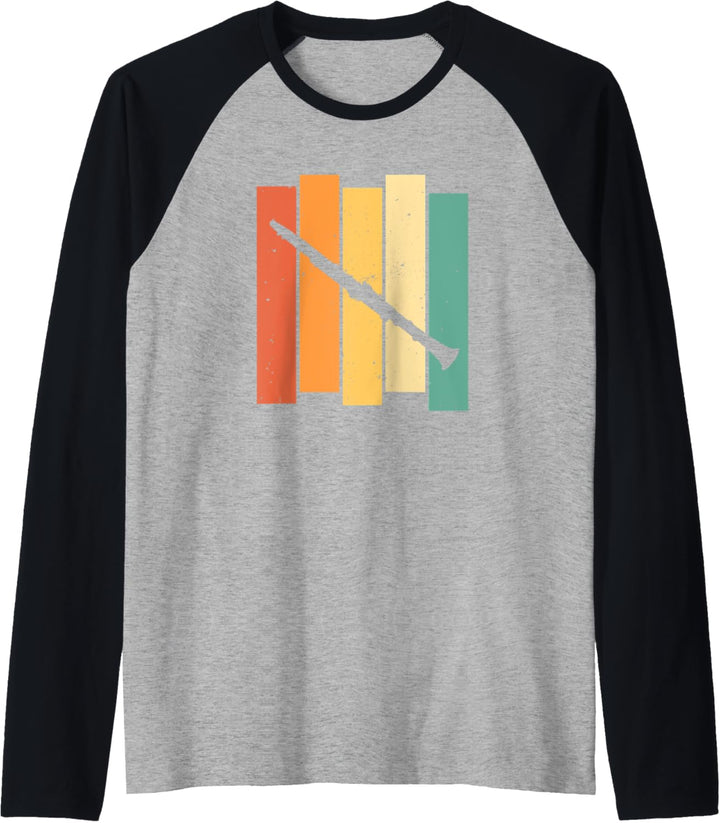 Retro Klarinette Blasmusik Orchester - Vintage Klarinettist Raglan