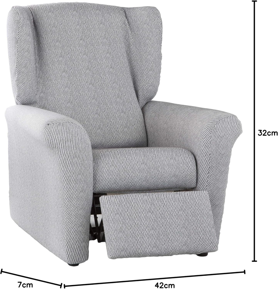 Estoralis ALBI Husse Relax-Sessel, Stoff, Grau, Relaxsessel Relaxsessel Grau, Relaxsessel Grau