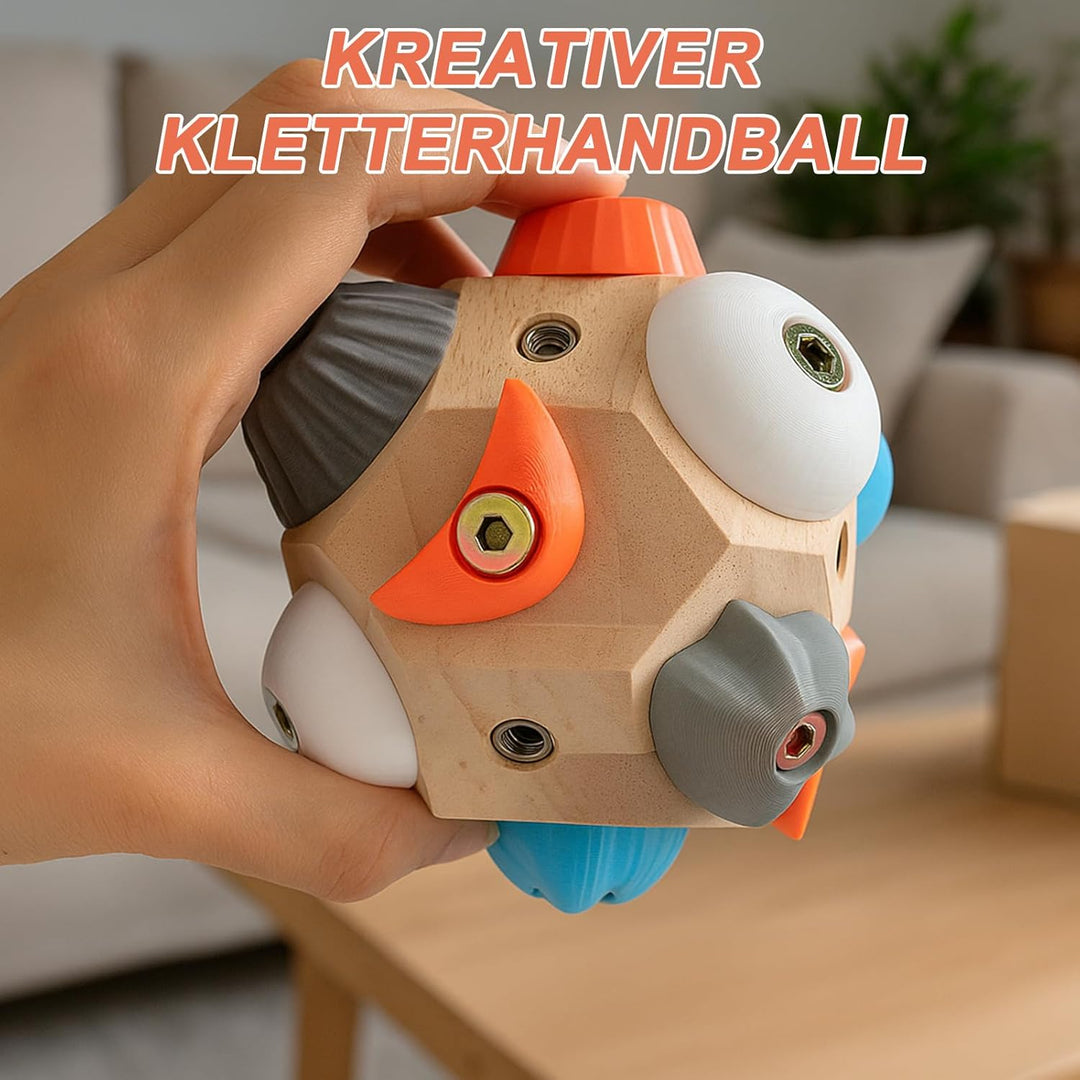 Handgefertigter Klettertrainingsblock - 3D Klettertrainingsball, Trainingsbälle für Handkraft und Fi