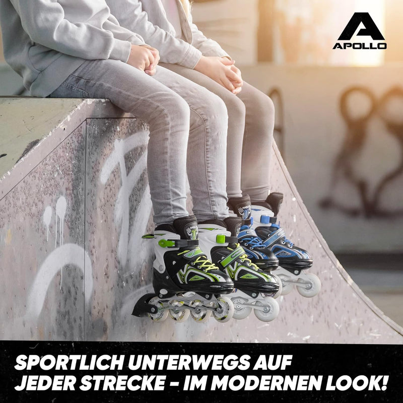 Apollo Super Blades, grössenverstellbare Inline Skates für Damen und Kinder, Inliner für Erwachsene,