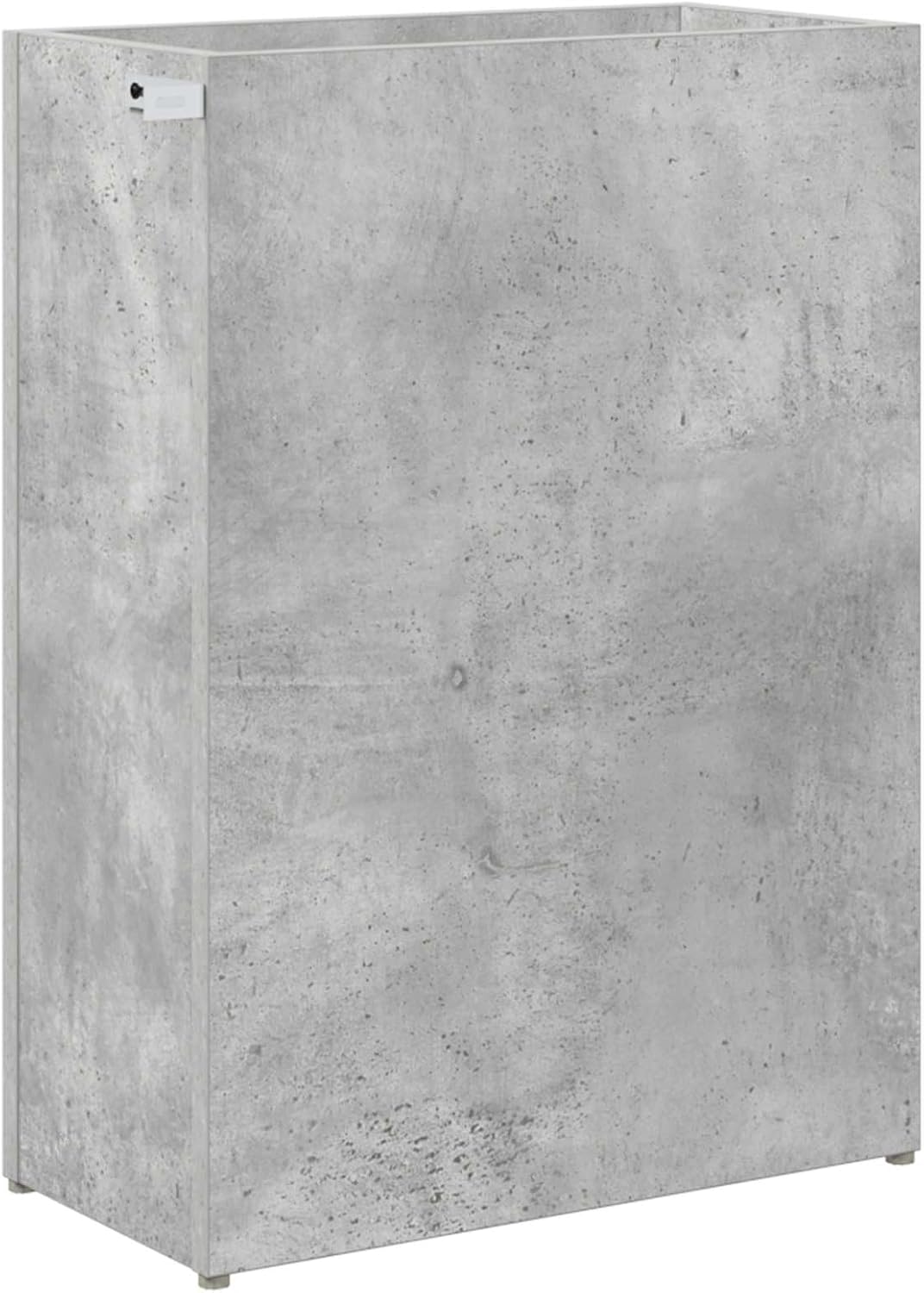vidaXL Sonnenschirmhalter Beton Grau 40 x 20 x 55,5 cm Holzwerkstoff, Moderner Schirmständer aus Hol