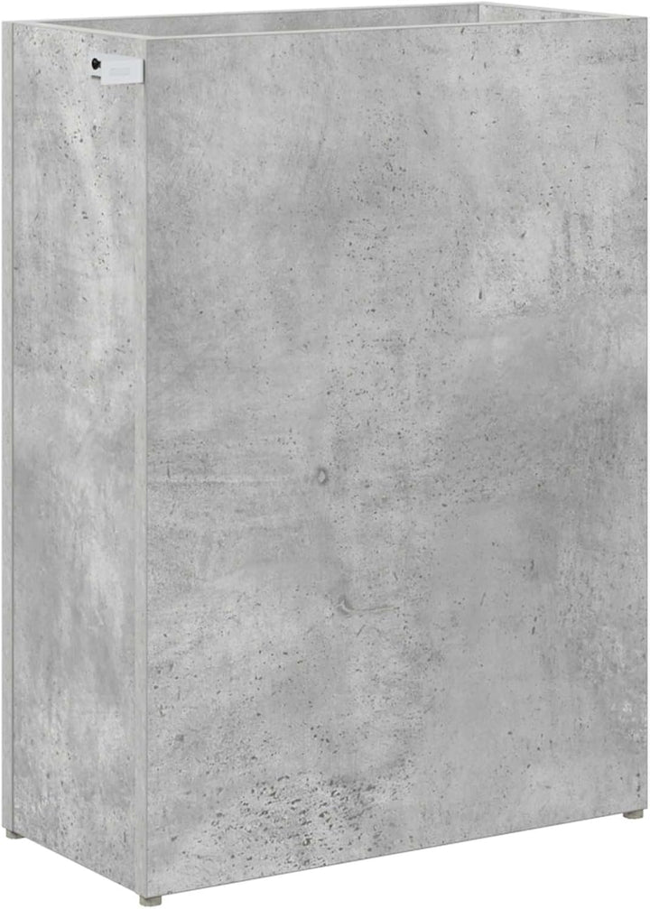 vidaXL Sonnenschirmhalter Beton Grau 40 x 20 x 55,5 cm Holzwerkstoff, Moderner Schirmständer aus Hol