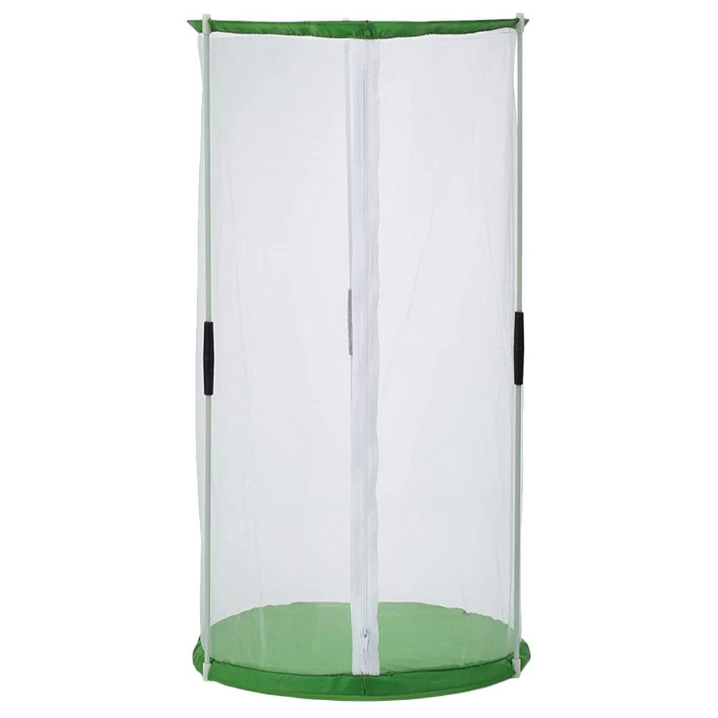 Yardwe Schmetterlingskäfig Tragbarer Käfig Für Schmetterlingszucht Hochtransparenter Netzkäfig 30x60
