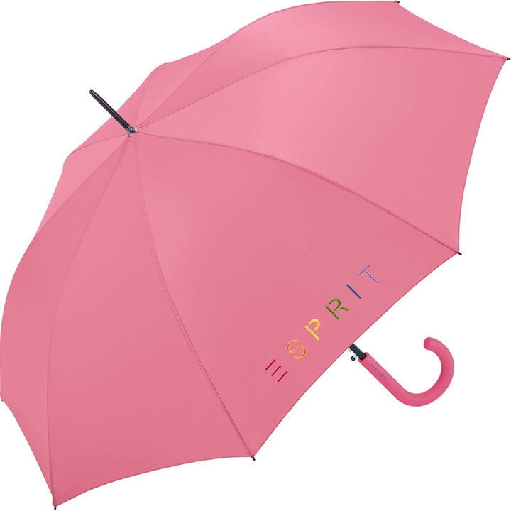 Esprit Stockschirm mit Automatik Colorful Logo - Carmine Rose Colorful Logo Carmine Rose, Colorful L