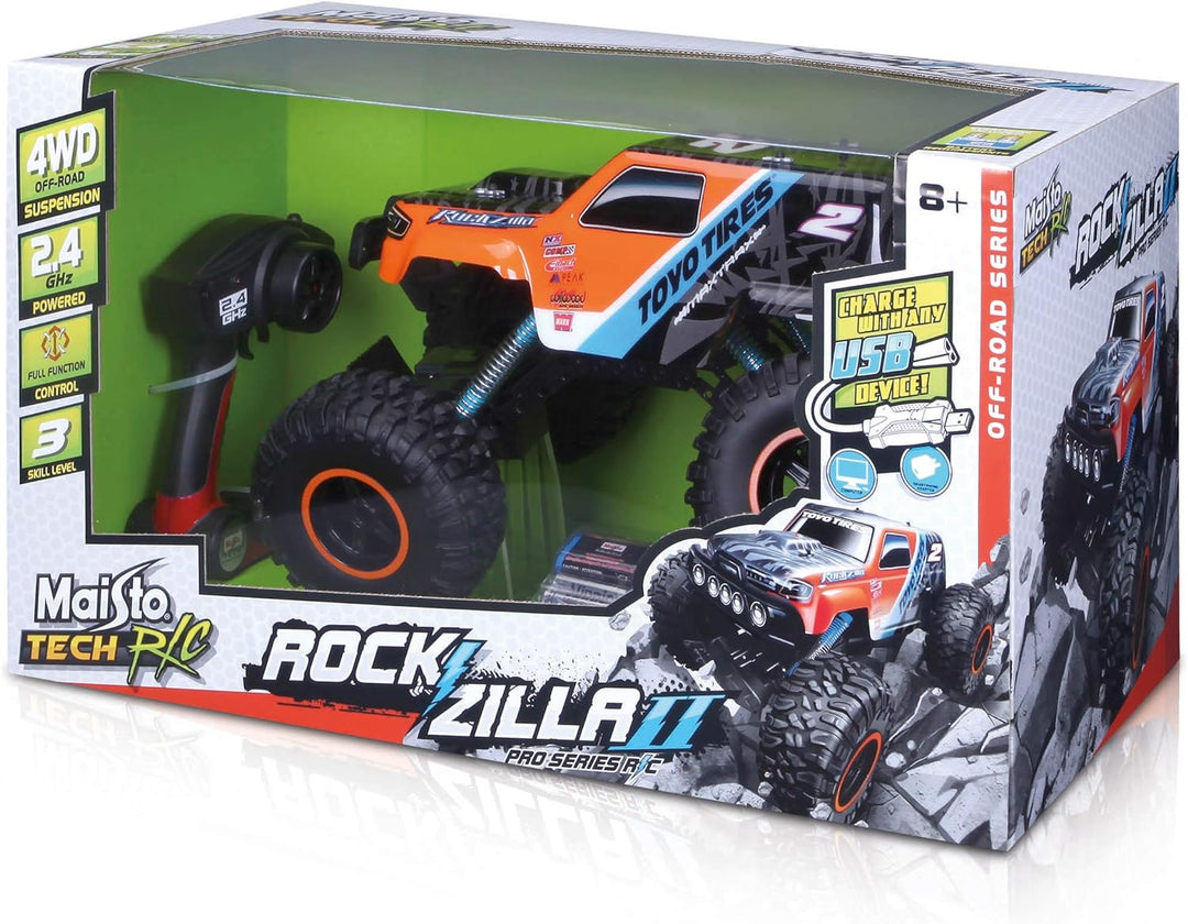 MaistoTech R/C Rock Zilla 2: Ferngesteuertes Auto in Monstertruck-Ausführung, 2,4 GHz mit Pro STYL