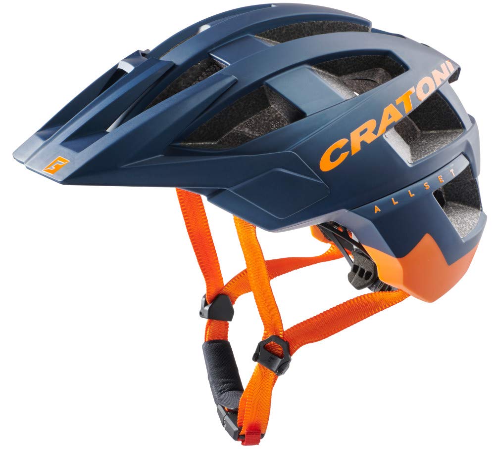 Cratoni AllSet MTB Helm schwarz/grün 2022 Fahrradhelm blau-orange S/M (54-58 cm), blau-orange S/M (5