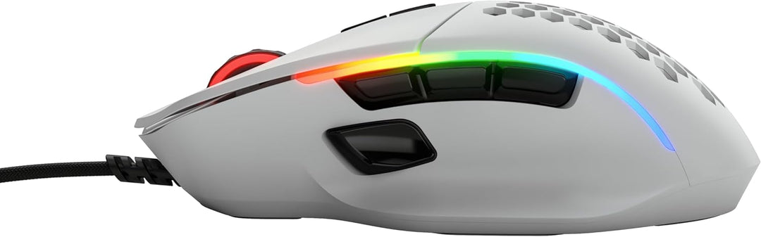 GLORIOUS Gaming Model I Wired Gaming Mouse – superleichte 69 g, 2 tauschbare Tasten, RGB, PTFE-Füsse