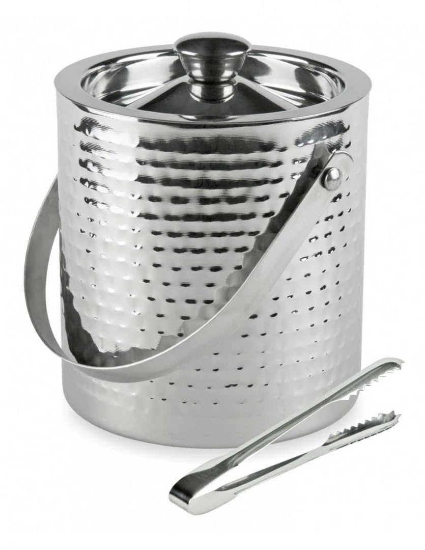 KINGHOFF Wein- & Sektkühler 1.5L Edelstahl Silber