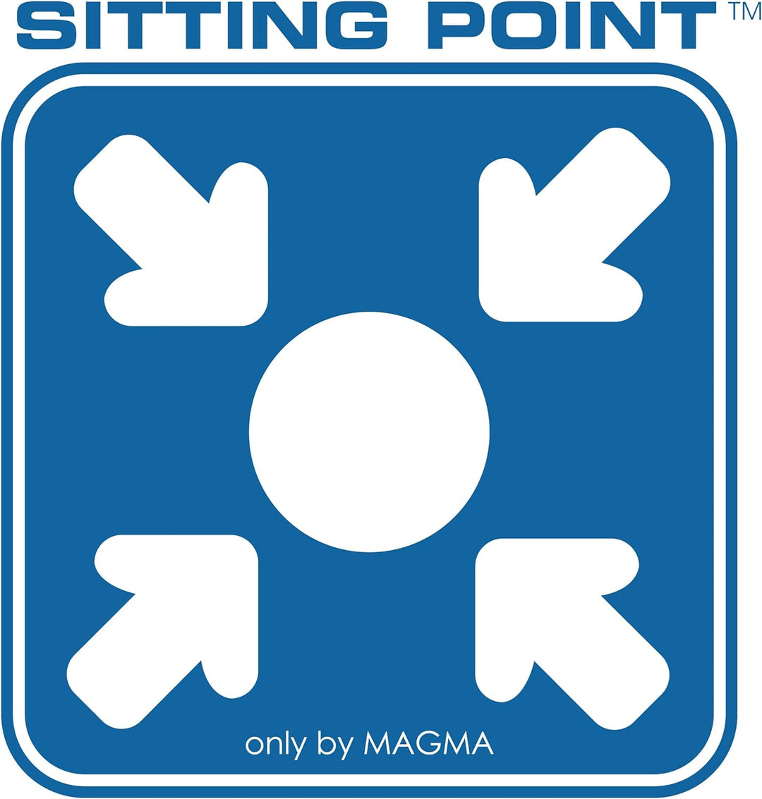 SITTING POINT only by MAGMA Sitzsack ALFA Velours schwarz XXL ca. 300L