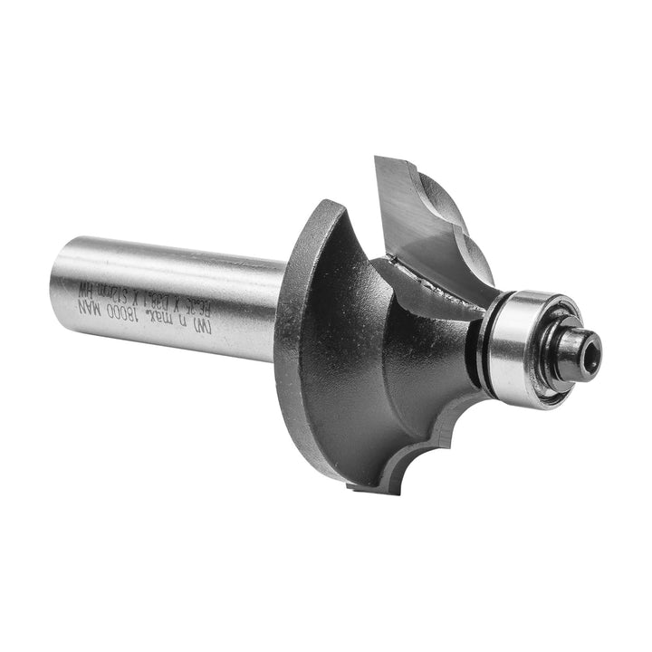 ENT 14522 Doppelradienfräser HW, Schaft (S) 12 mm, Durchmesser (D) 38,1 mm, NL 17,5 mm, R 6,35 mm, S