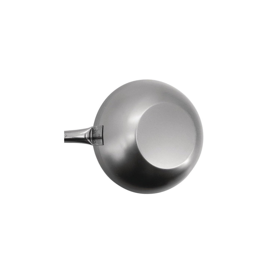 Vogue K296 Wok, Baustahl Flacher Boden, 32,4 cm Durchmesser