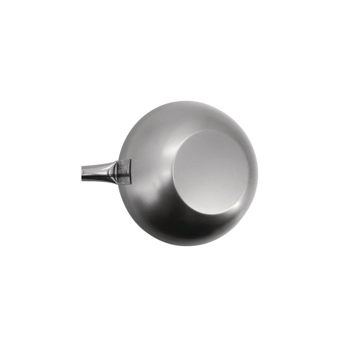 Vogue K296 Wok, Baustahl Flacher Boden, 32,4 cm Durchmesser