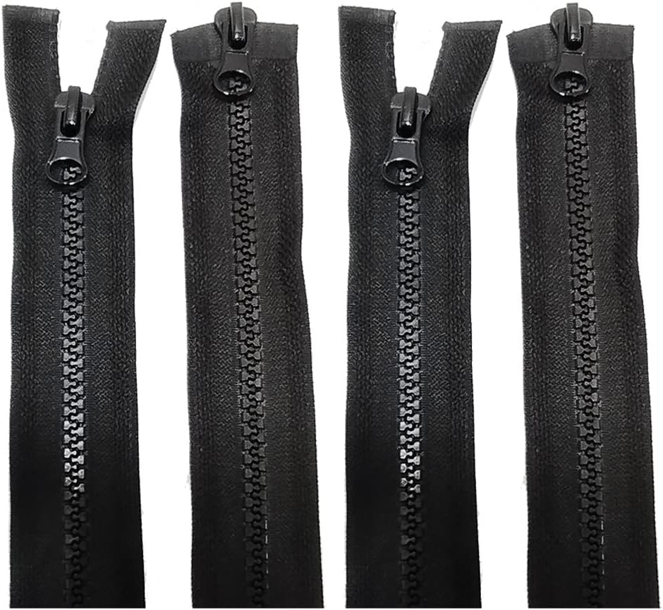 2 Stück/Pack Reissverschlüsse 60 cm, doppelter Reissverschluss Öffnung aus Kunststoff #5, Reissversc