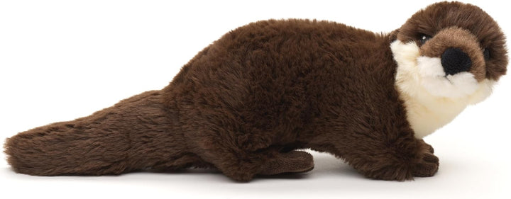 Uni-Toys - Eco-Line - Otter, stehend - 100% recyceltes Material - 25 cm (Länge) - Plüsch-Otter - Plü