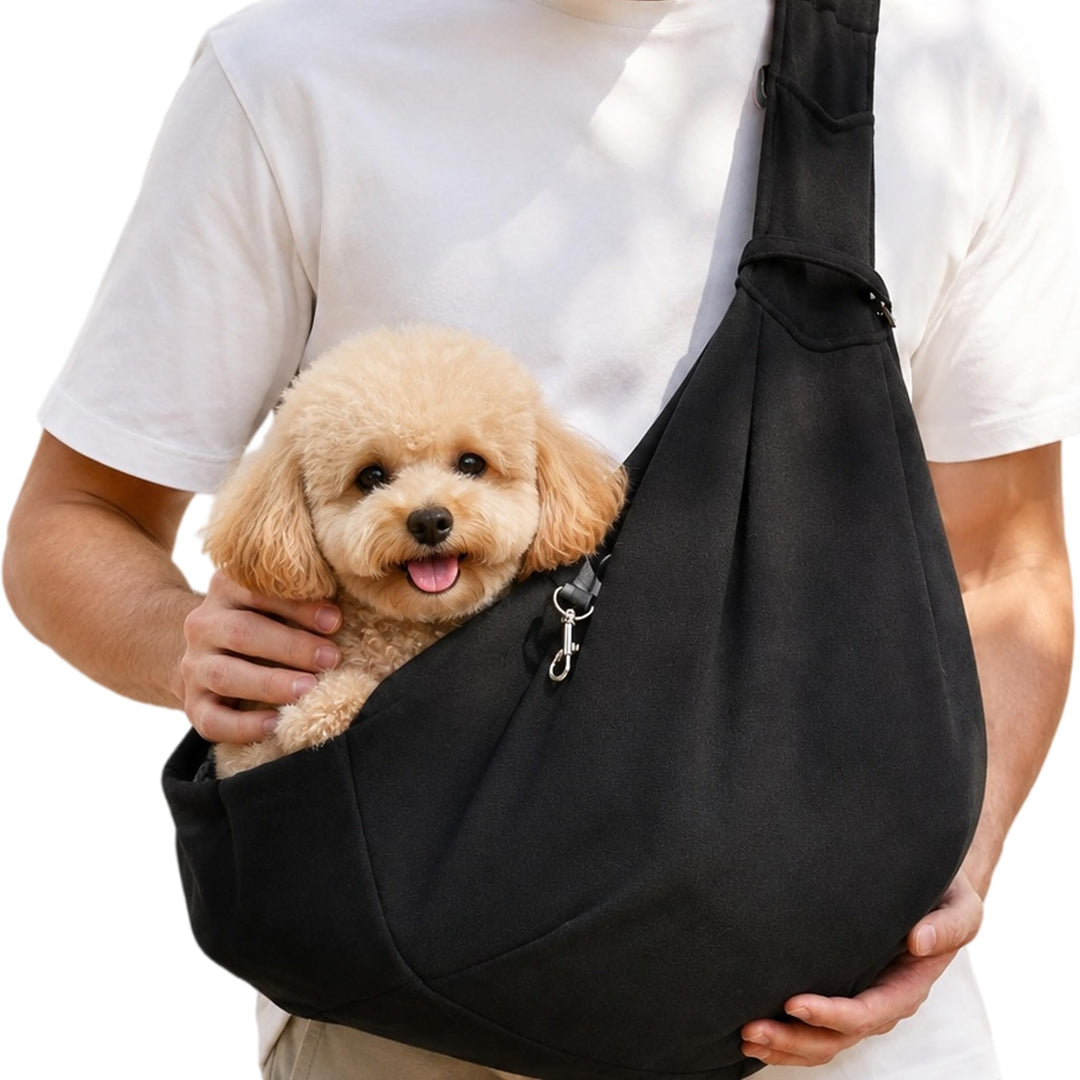 Hundetrage Schultertasche, Tragetuch für Haustiere, Hunde Tragetasche faltbar, Tragetasche Hund bis