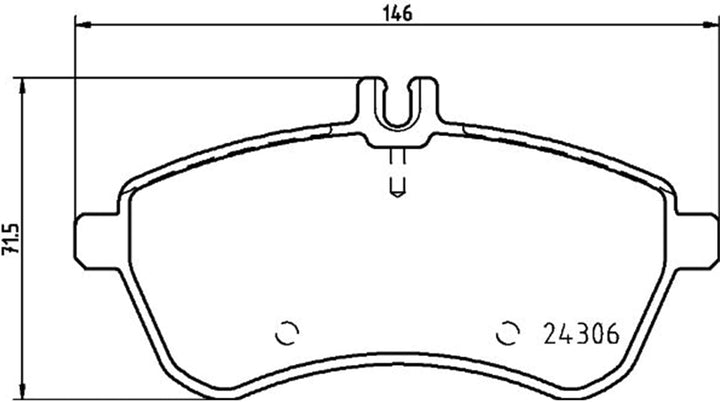 HELLA PAGID 8DB 355 012-601 Bremsbelagsatz - T1623 - Dicke/Stärke: 20.6mm - Bremssystem: Lucas - für