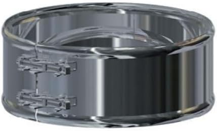 Klemmbänder breit schnellspann Premium Doppelwandig DW 150 mm (umlaufende 30 mm Isolierung - immer +