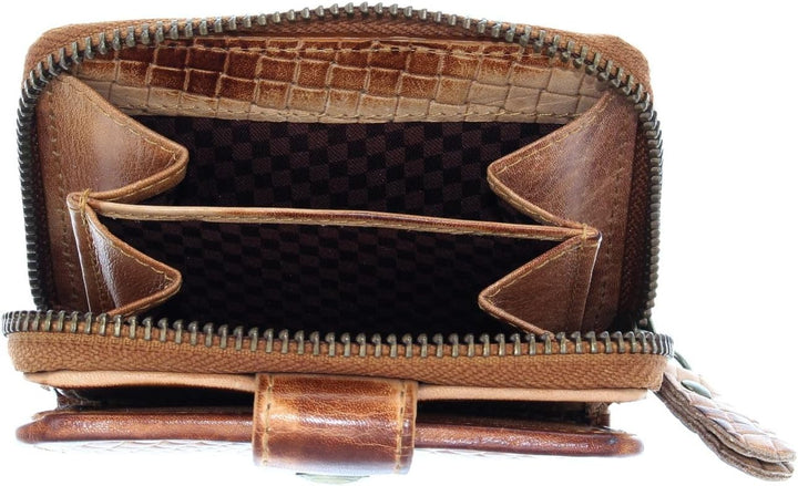 Chiemsee Geldbörse Echt Leder Cognac Damen - 020475