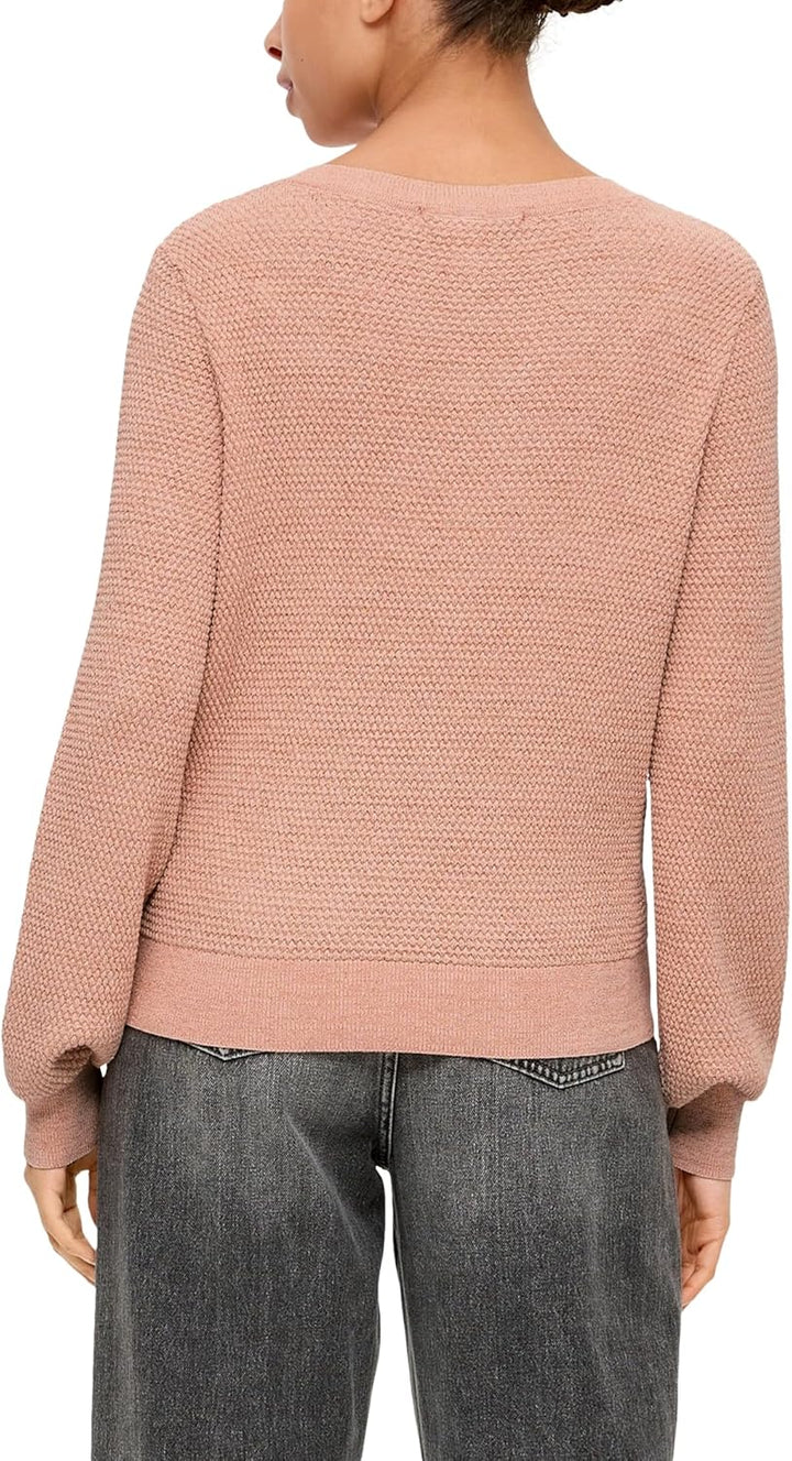 QS Damen Pullover mit Glitzergarn XL 20w0, XL 20w0