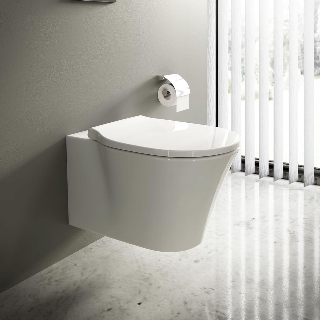 Ideal Standard E036701 WC-Sitz Wrapover ohne Softclosing Weiss, Wrapover ohne Softclosing Weiss