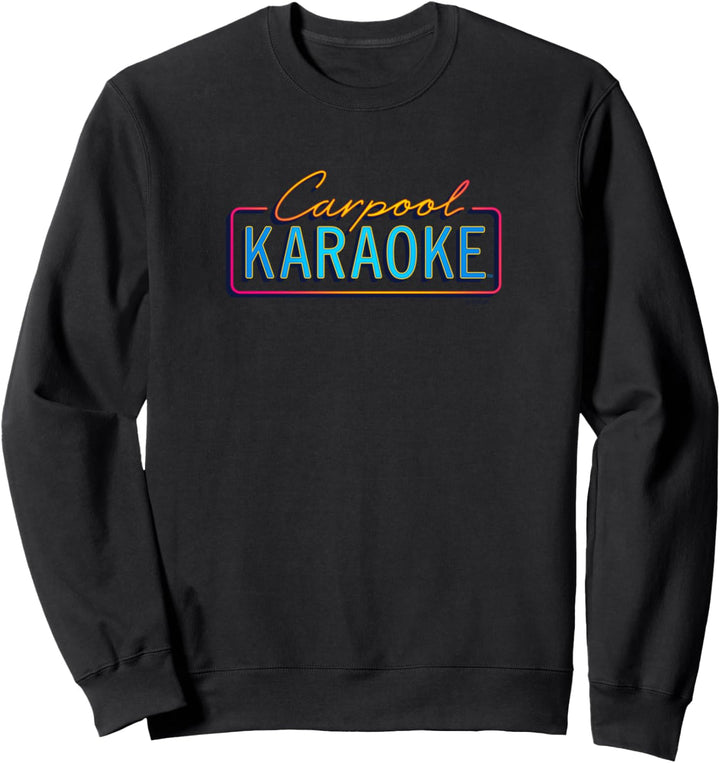 Carpool Karaoke Neon Logo Sweatshirt