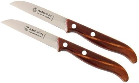 Marsvogel - Duo Pack Gemüsemesser Set - gerade Klinge - Griffe aus Gerlinol - Made in Solingen Duo P