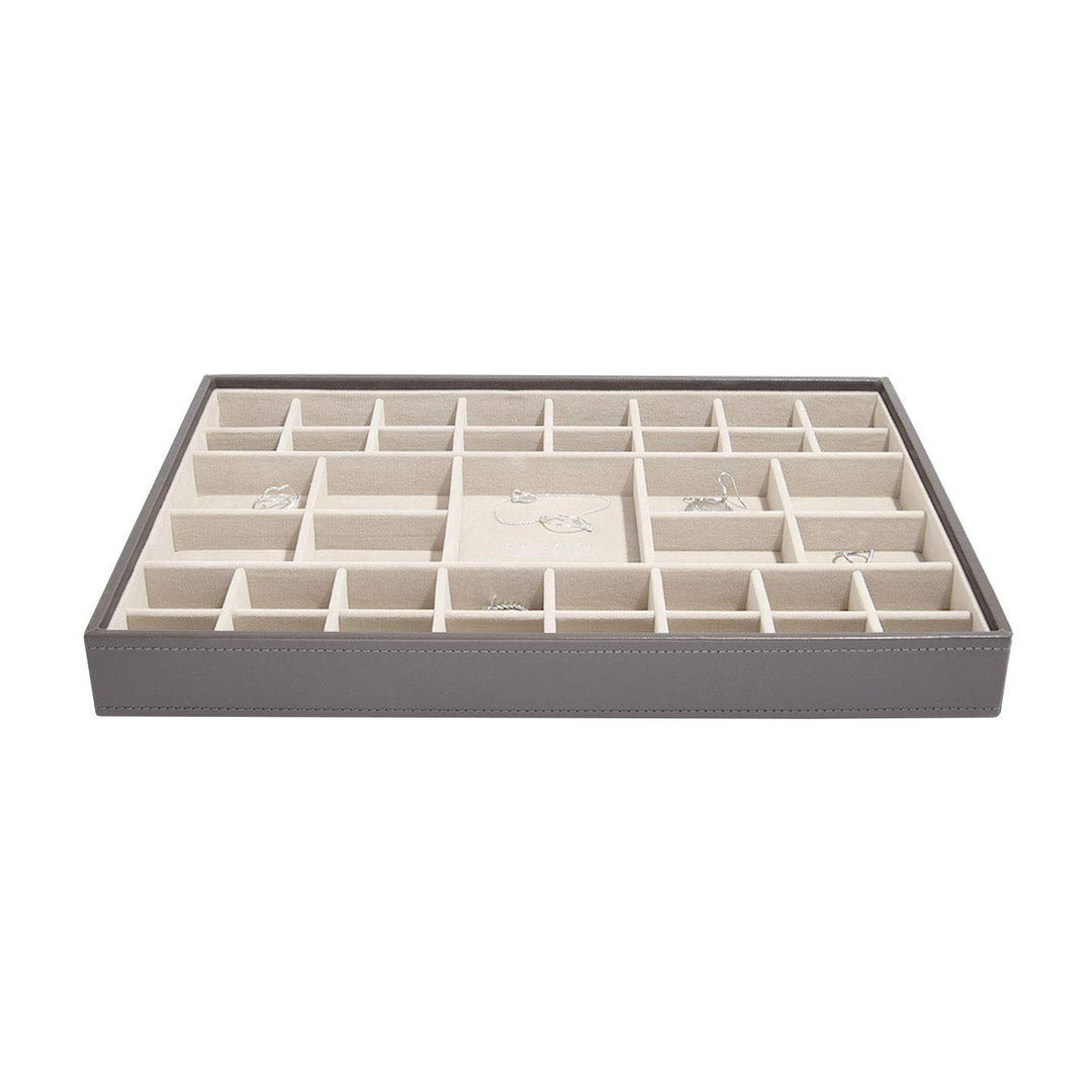 Stackers – Schmuckbox, besonders Tief, 41 Fächer, mink, 36 x 25 x 4 cm, Mink