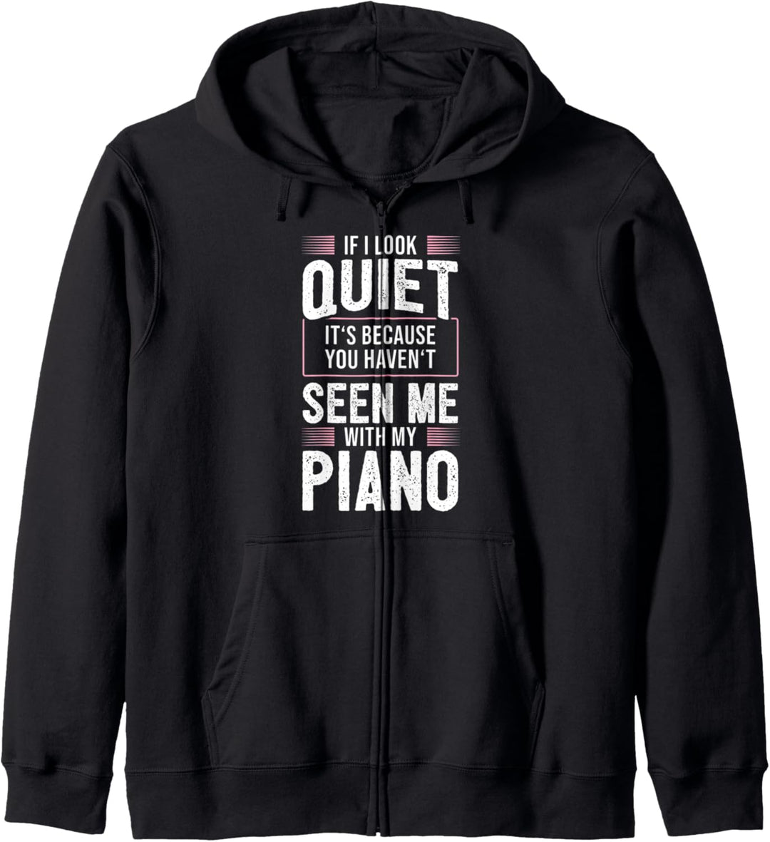 Klavier Pianist Klavierspieler Piano Flügel Musiker I Ruhig Kapuzenjacke