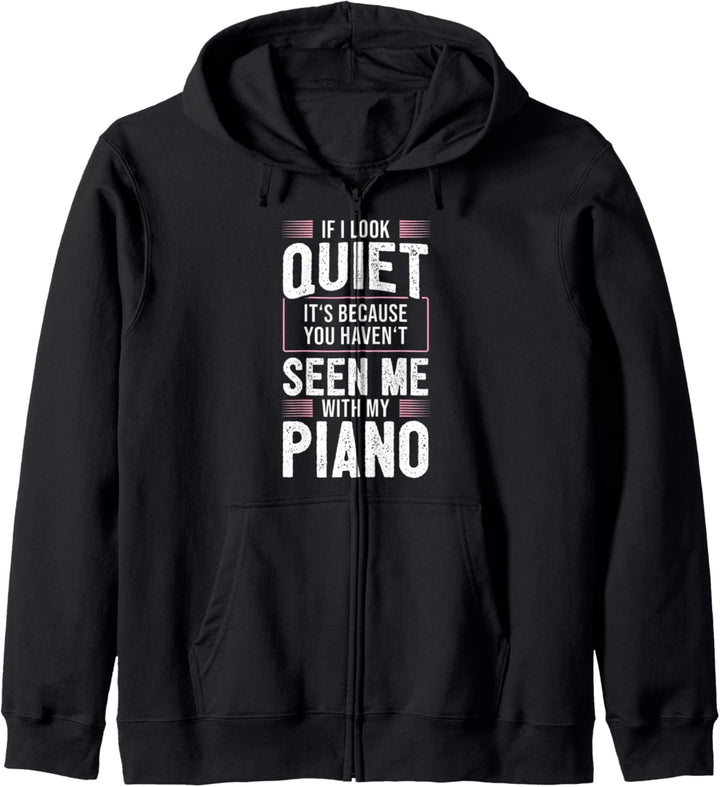 Klavier Pianist Klavierspieler Piano Flügel Musiker I Ruhig Kapuzenjacke