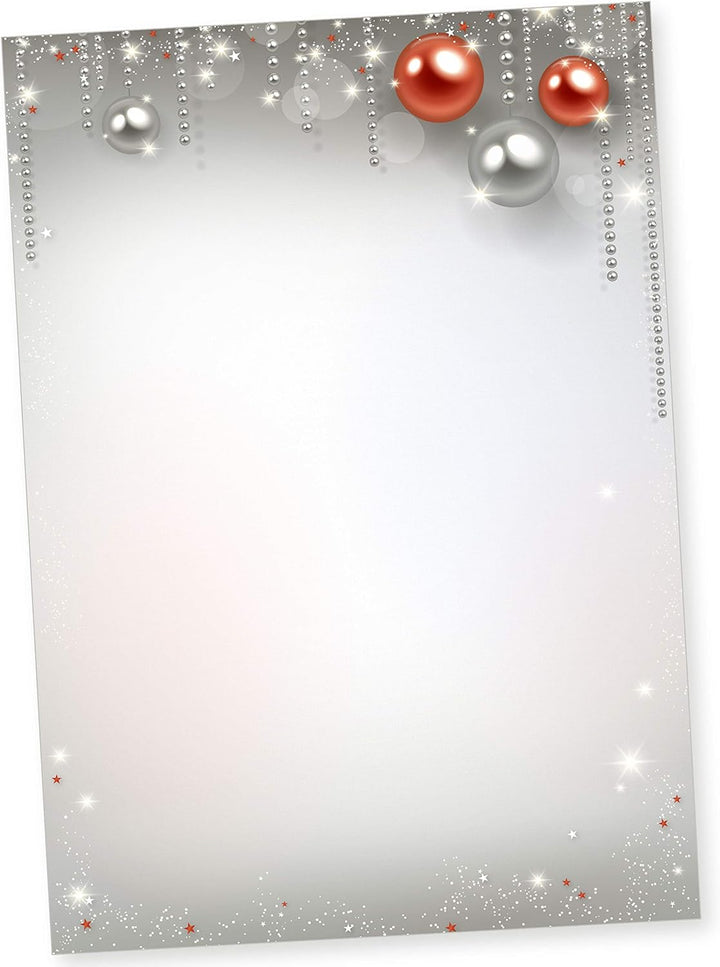 Gala Design 1000 Blatt Briefpapier Weihnachten A4, Weihnachtsbriefpapier weihnachtliches Papier 1.00