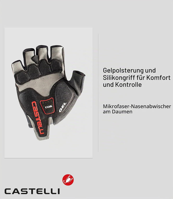 CASTELLI Arenberg Gel 2 Glove M Schwarz-Weiss, M Schwarz-Weiss
